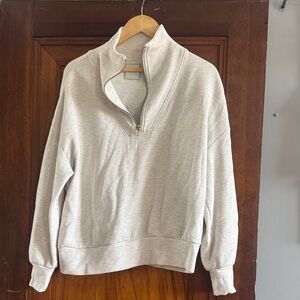 Varley Women's Quarter-Zip Pullover Sweater - Cream